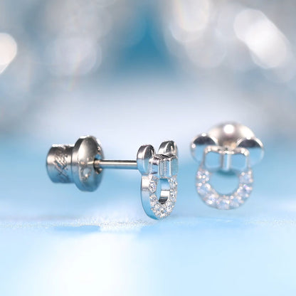 Limerencia Pendientes Hipoalergénicos de Titanio G23 de Grado Implante con Cierre de Rosca Tragus 20G Helix Poste de Piercing F136 para Orejas Sensibles Cartílago (minnie mouse)