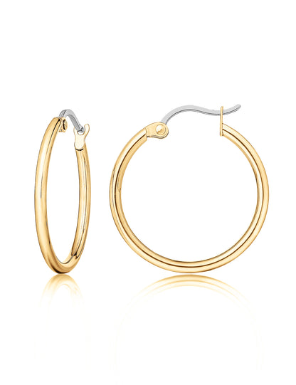 Nickel free titanium hoop earrings
Non-allergenic titanium earrings for men