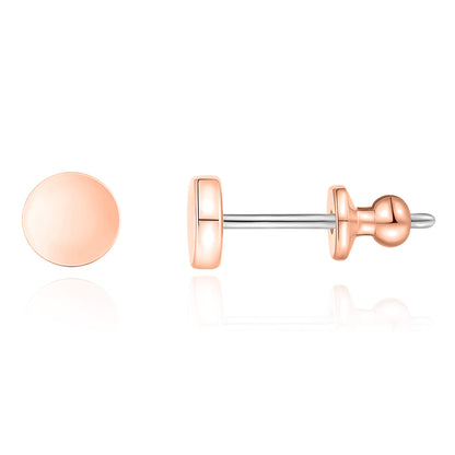 Limerencia Titan-Ohrstecker, F136 implantatgeeignetes Reintitan-Ohrstecker in 3 mm/4 mm, nickelfrei und hypoallergen für Damen, Herren und empfindliche Ohren
