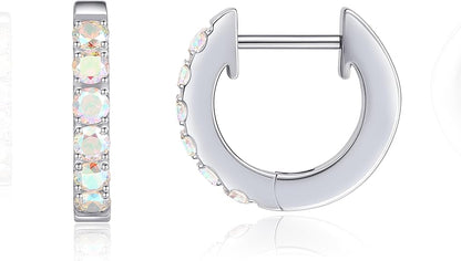 Limerencia hypoallergene Huggie-Creolen aus Implantat-Titan G23, mit 5A-Zirkonia besetzte Creolen aus reinem F136-Titan für Frauen mit empfindlichen Ohren