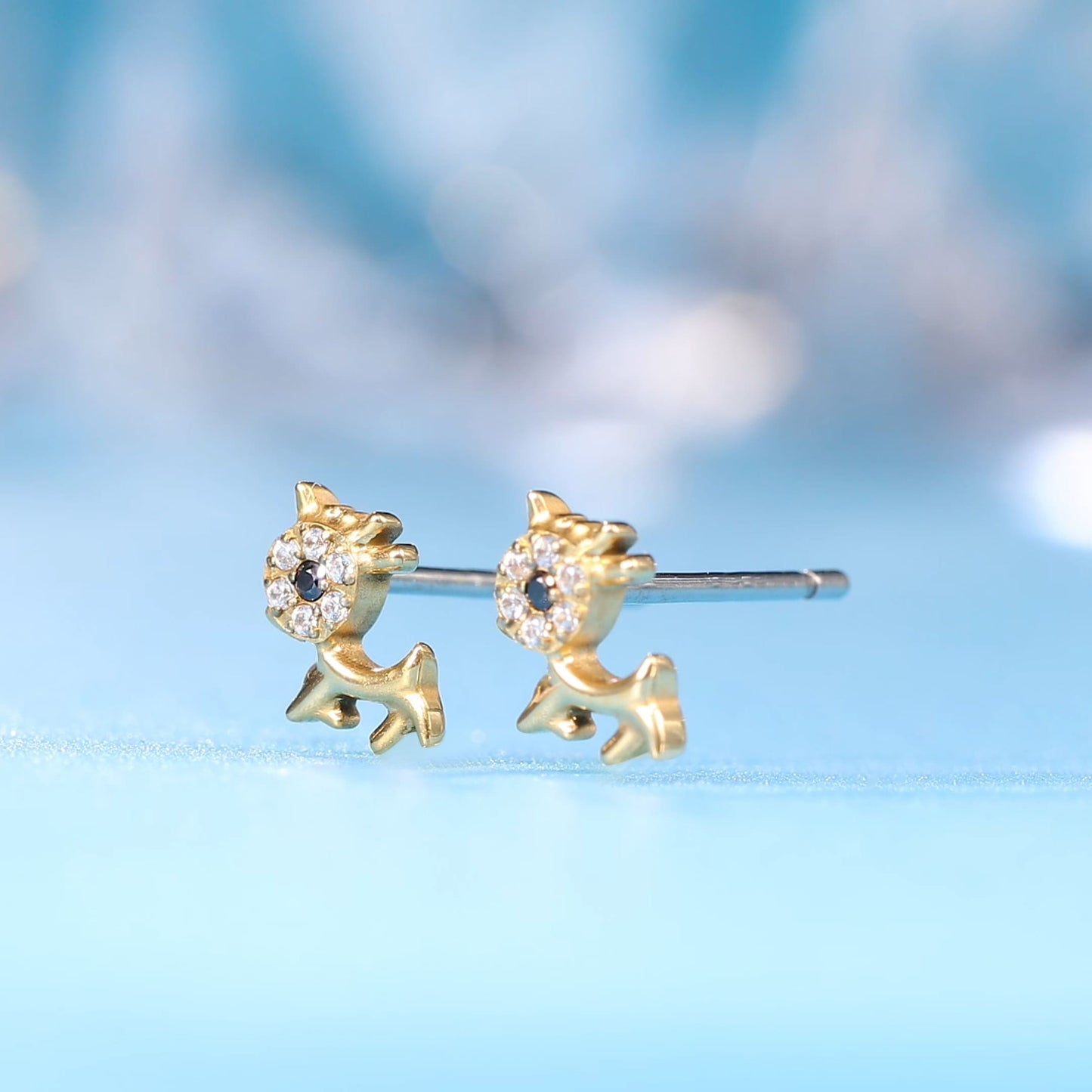 Limerencia F136 Pure Titanium Hypoallergenic Implant Grade Studs, G23 Small Dainty Cubic Zirconia Earrings for Women's Sensitive Ears