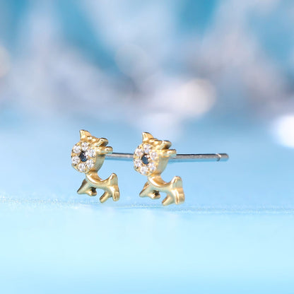Limerencia F136 Pure Titanium Hypoallergenic Implant Grade Studs, G23 Small Dainty Cubic Zirconia Earrings for Women's Sensitive Ears