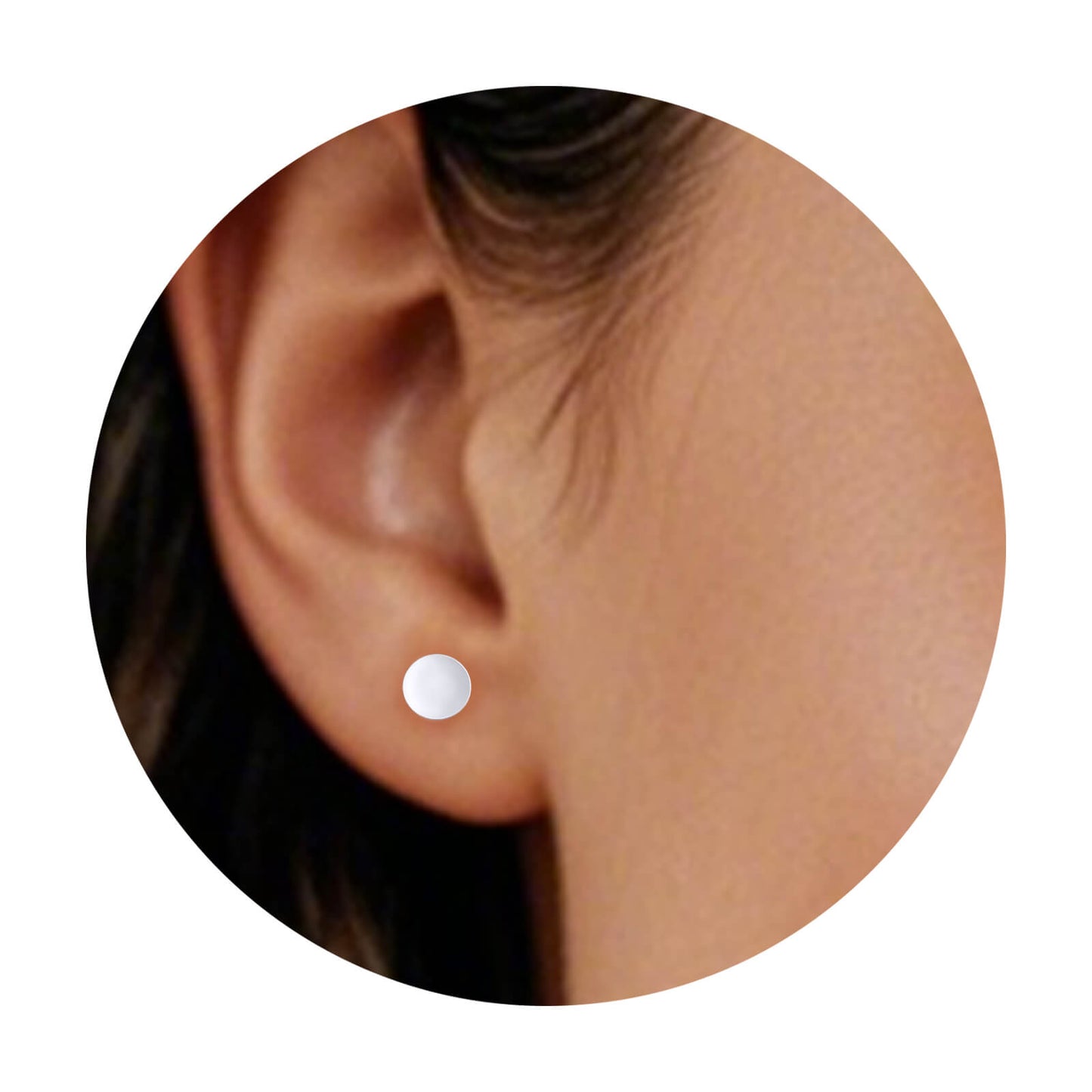 Limerencia Titan-Ohrstecker, F136 implantatgeeignetes Reintitan-Ohrstecker in 3 mm/4 mm, nickelfrei und hypoallergen für Damen, Herren und empfindliche Ohren