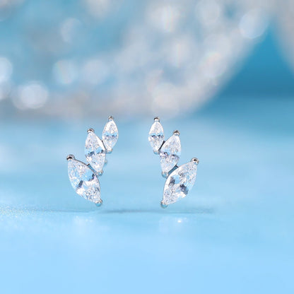 Clous d'oreilles hypoallergéniques en titane pur implantable F136 Limerencia, petits clous délicats à zircone cubique G23 pour femmes aux oreilles sensibles