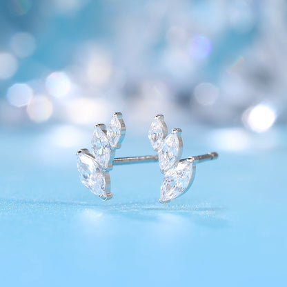 Clous d'oreilles hypoallergéniques en titane pur implantable F136 Limerencia, petits clous délicats à zircone cubique G23 pour femmes aux oreilles sensibles