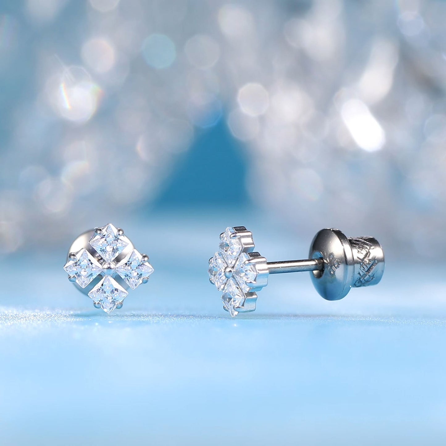 Orecchini a vite in titanio implantabile G23 Limerencia, piercing 20G F136 ipoallergenici per orecchie sensibili, cartilagine, trago ed elica (modello P2)