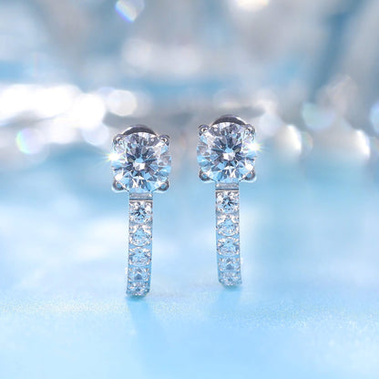 Orecchini huggie zircone con perno in titanio puro F136 ipoallergenico Limerencia | Piccoli orecchini cerchio per donna e uomo | Orecchini a perno leggeri alla moda per orecchie sensibili