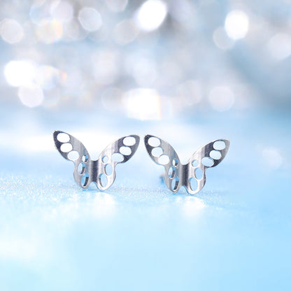 Limerencia F136 Titanio Puro Hipoalergénico de Grado Implante, Pendientes Pequeños y Delicados de Circonita G23 para Orejas Sensibles de Mujer (M1)