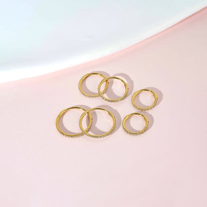 Limerencia  Silver Slim Hoop Earrings for Women - Hypoallergenic Small Cubic Zirconia Huggie Earring Dainty -10mm