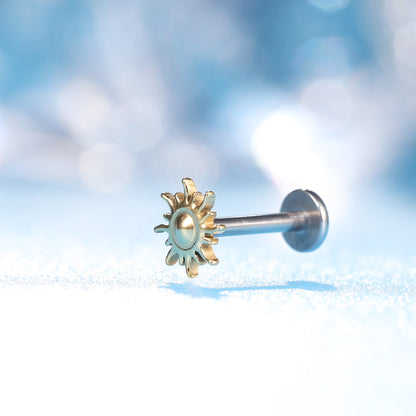Gioielli piercing ipoallergenici in titanio F136 Limerencia, borchie scalatrici filettate internamente fondo piatto grado implantologico 18G 6mm 8mm 10mm, adatti per cartilagine, trago, elica, conca, naso e labbra (1 pezzo)