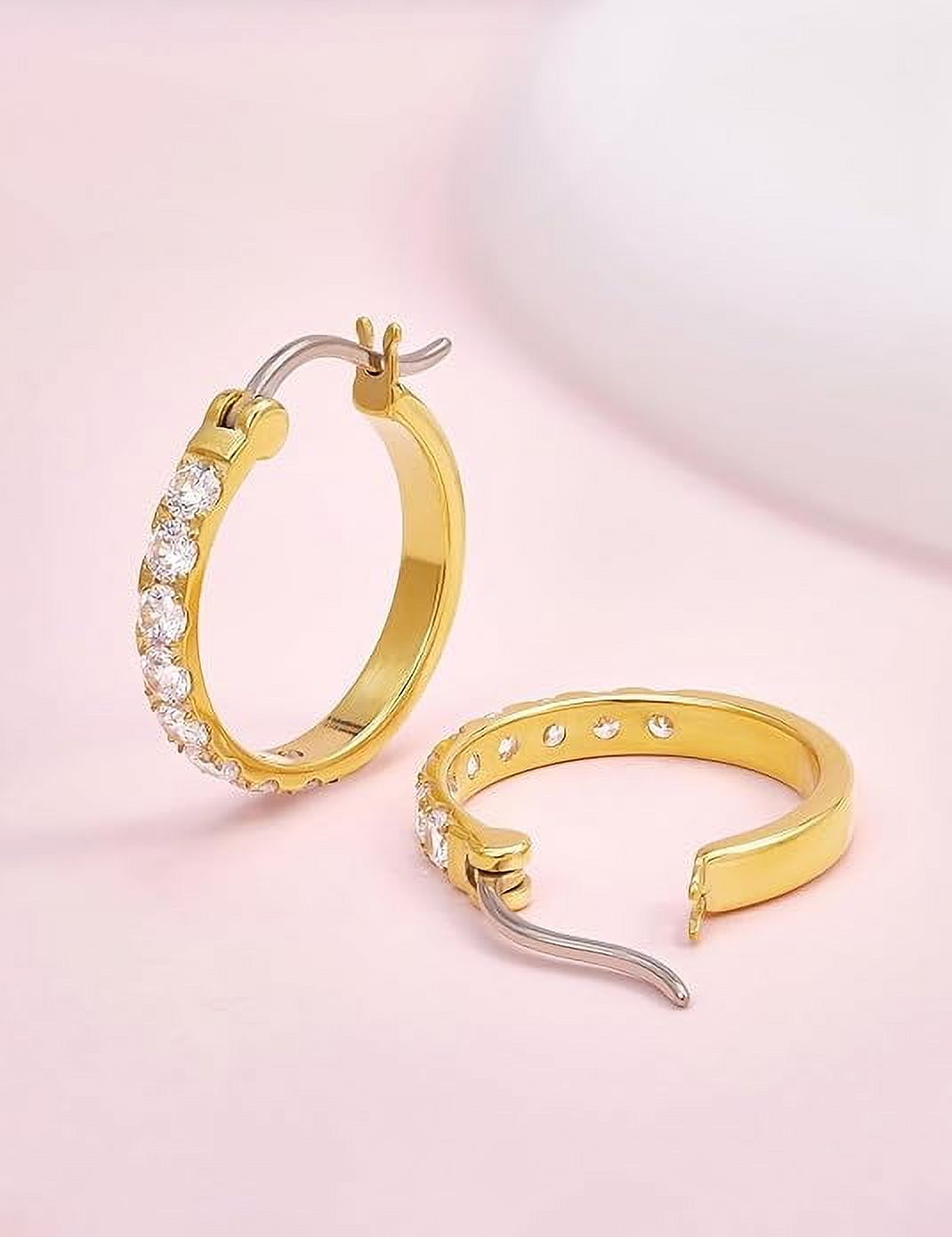 Limerencia G23 Pure Titanium Hypoallergenic Hoop Earrings for Women Sensitive Ears