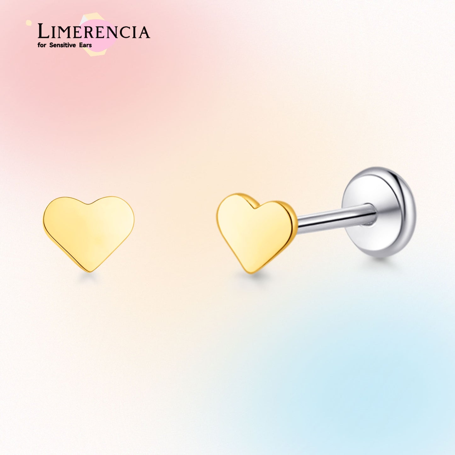 Limerencia Titan-Stecker mit Flachboden ohne Gewinde, 20G Druckverschluss-Einsteckpiercing für Knorpel, Tragus, Labret, Lippe, Medusa und Conch, hypoallergener Körperschmuck für Damen und Herren