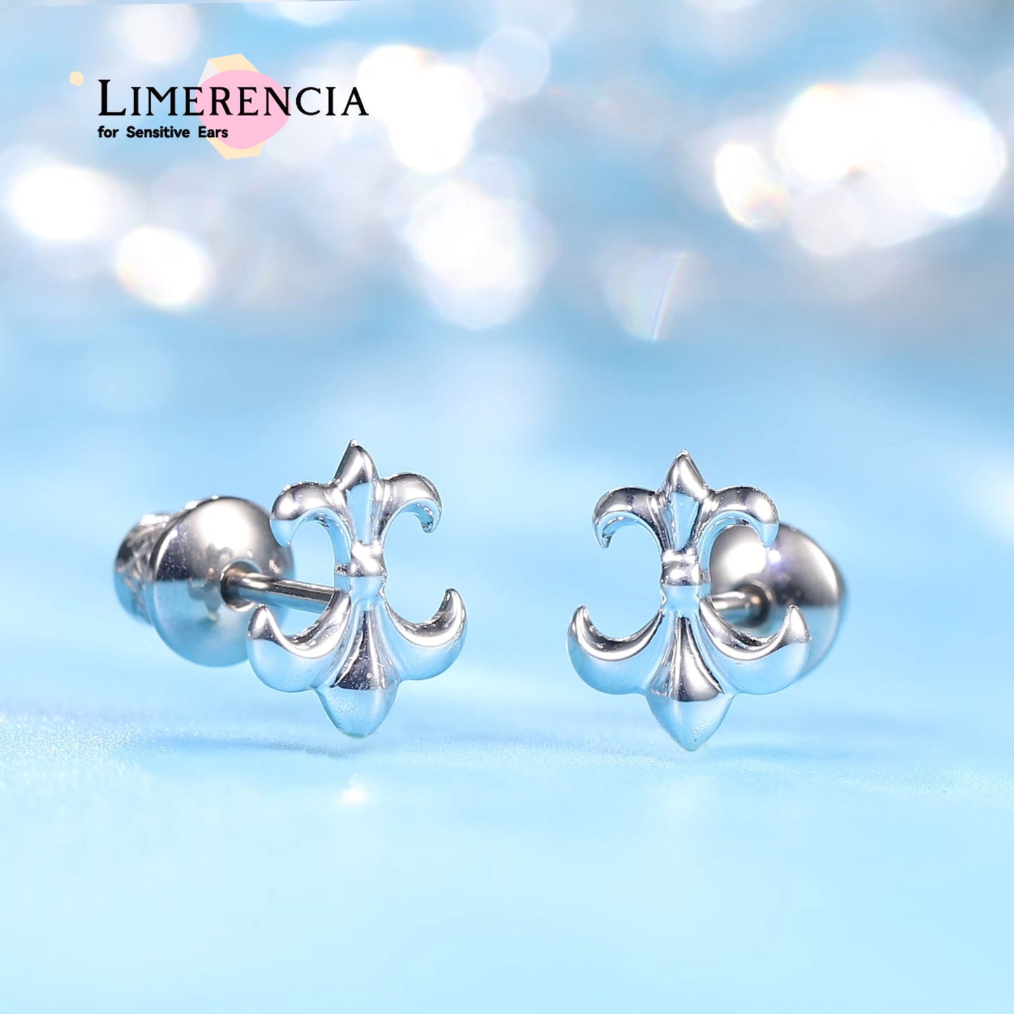 Limerencia Pendientes Hipoalergénicos de Titanio G23 Grado Implante con Cierre de Rosca Tragus 20G Hélice F136 Poste de Perforación para Orejas Sensibles Cartílago (O2)