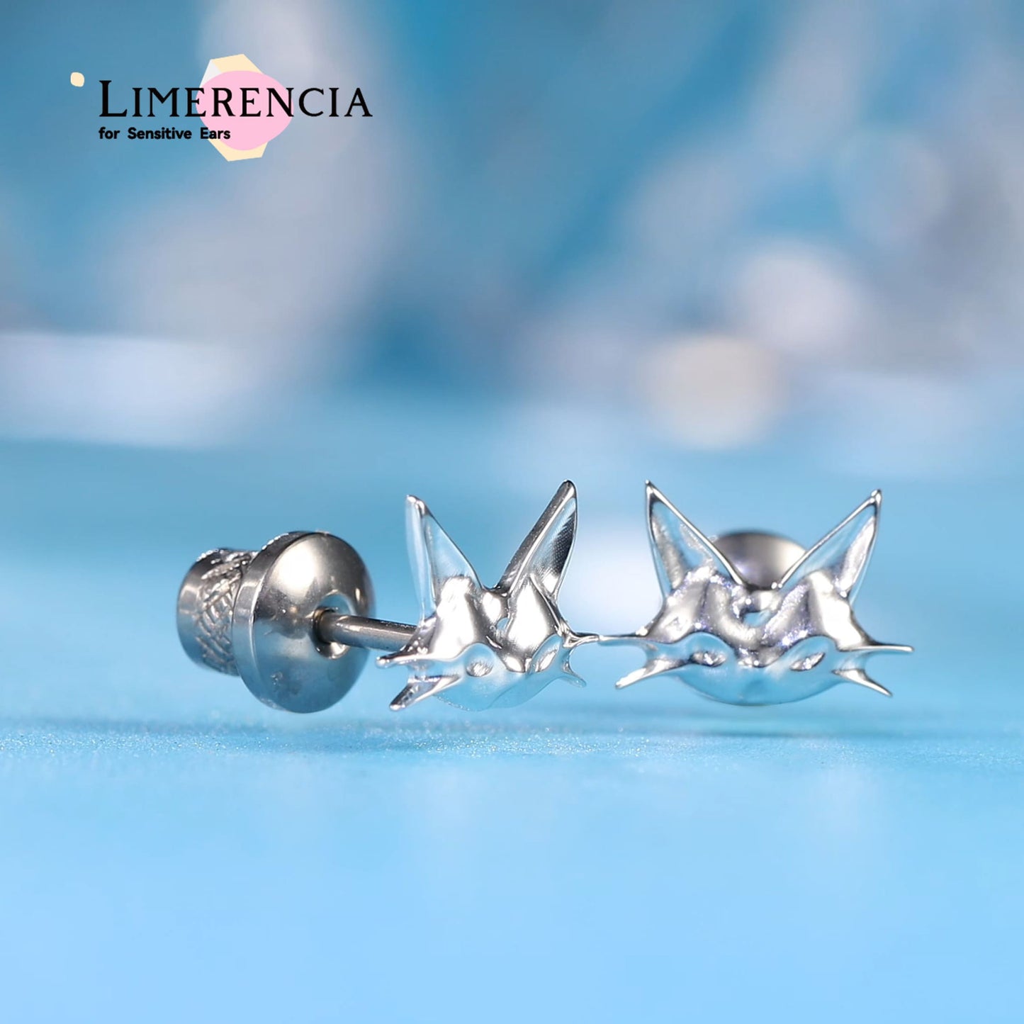Limerencia Aretes hipoalergénicos de titanio G23 con rosca trasera Tragus 20G Helix F136 Poste de piercing para cartílago para orejas sensibles (F2)