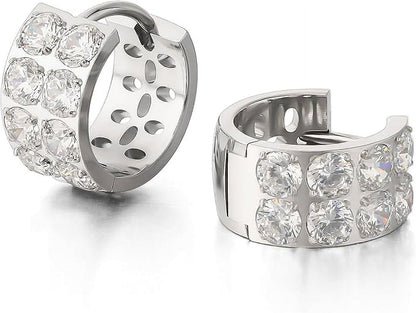 Limerencia G23 Pure Titanium Ear Huggie Hoops Earrings for Sensitive Ears Hypoallergenic