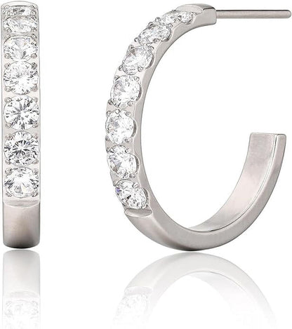 Limerencia G23 Pure Titanium Hypoallergenic Hoop Earrings for Women Sensitive Ears