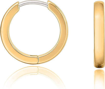 Small Gold Hoop Earrings for Women Sensitive Ears - Hypoallergenic Hoops Cartilage Huggie Earrings Set Helix Piercing Earring Jewelry for Women Gift