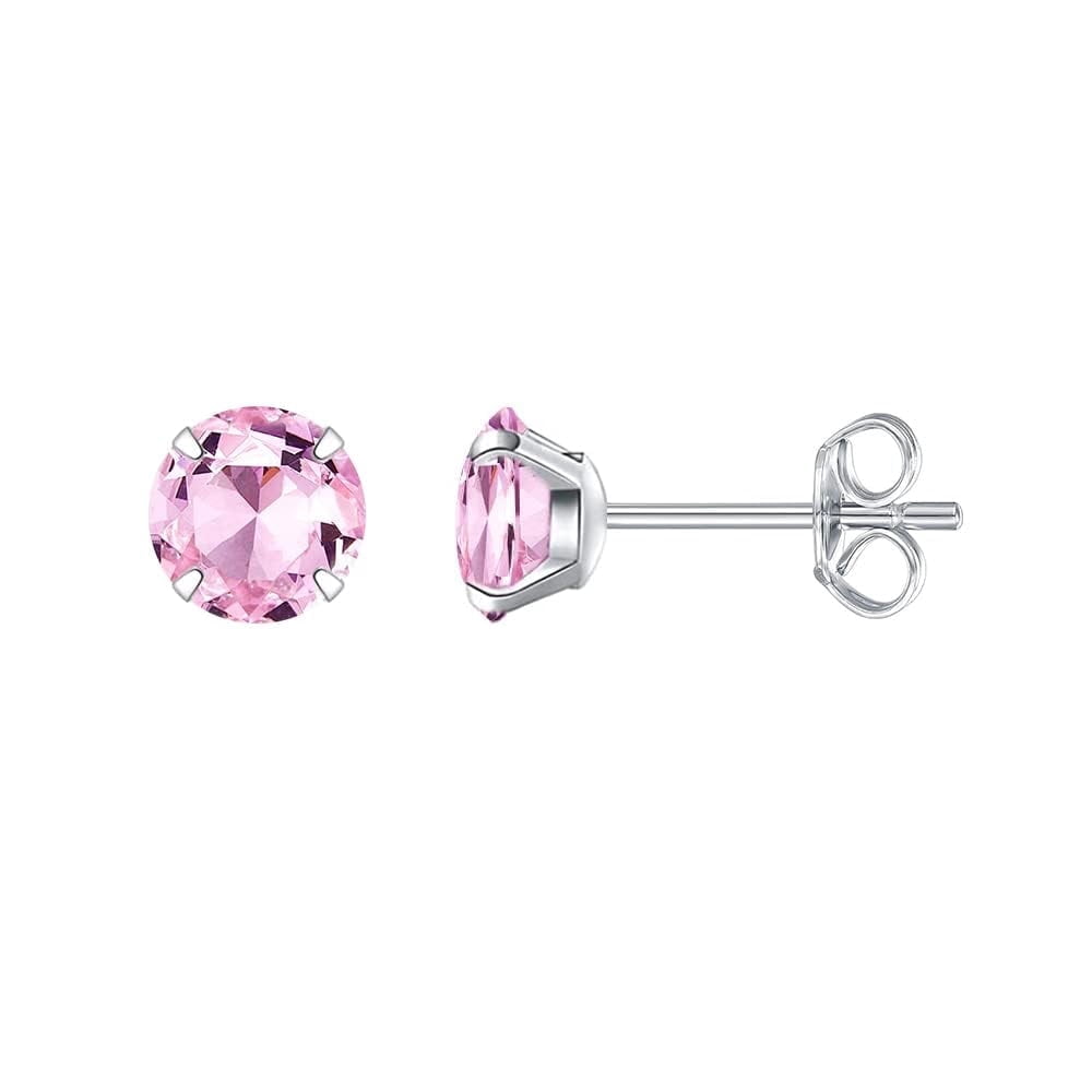 Limerencia Hypoallergenic Titanium Earrings | F136 Implant Grade Pure Titanium, Suitable for Sensitive Ears with Birthstone Crystals CZ Simulated Diamonds