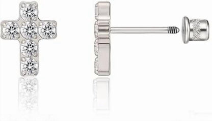 Limerencia Hypoallergenic G23 Titanium Screw Back Earrings Piercing Post for Women and Men Sensitive Ears