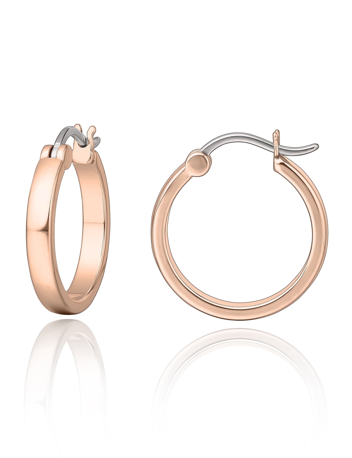 Limerencia Titanium Hoop Earrings for Women, 30mm, Rose Gold