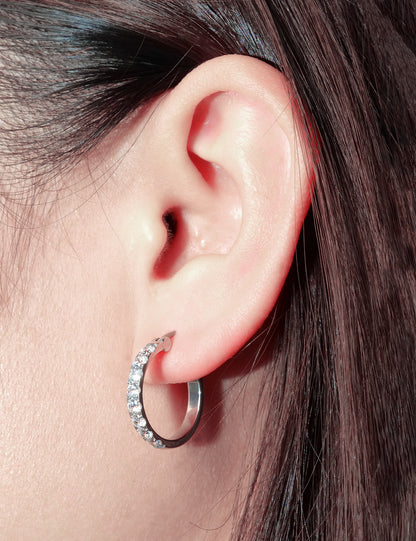 Daily and formal titanium earrings
Fashion luxury titanium earrings gift