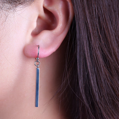 Hypoallergenic ear hook titanium jewelry
Long lasting shiny titanium hook earrings