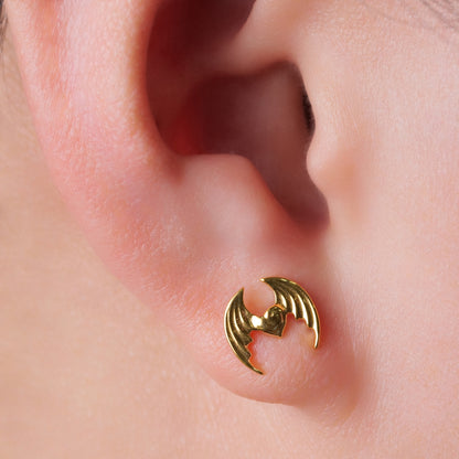Clous d'oreilles Limerencia en titane pur F136 grade implantable hypoallergénique, petits clous élégants en zircone cubique G23 pour femmes aux oreilles sensibles (R1)