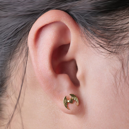 Clous d'oreilles Limerencia en titane pur F136 grade implantable hypoallergénique, petits clous élégants en zircone cubique G23 pour femmes aux oreilles sensibles (R1)