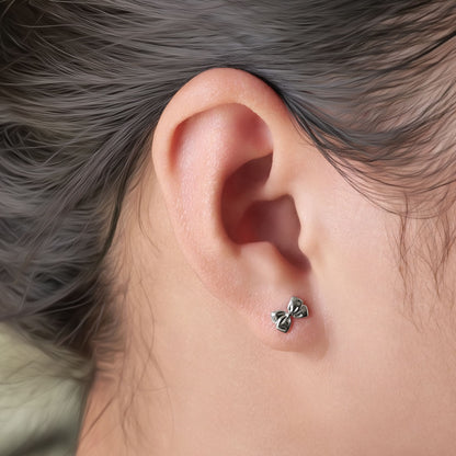 Limerencia Hypoallergene G23 Implantatqualität Titan Schraubverschluss Ohrringe Tragus 20G Helix F136 Piercingstecker für empfindliche Ohren Knorpel (Schleife)
