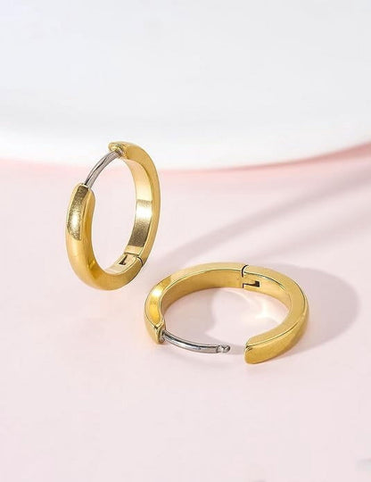 Gold Hoop Earrings Set for Women,Small Huggie Jewelry Hypoallergenic Earrings for Sensitive Ears | Piercings Women Gifts