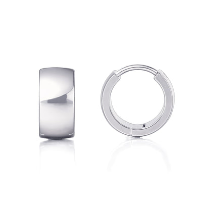 Orecchini cerchio spessi in titanio F136 grado impiantabile ipoallergenico Limerencia, orecchini huggie larghi e corposi G23 da donna per orecchie sensibili (colore oro)
